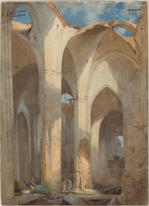 The Ruins of Saint Nicolai Church in Hamburg by Martin Gensler