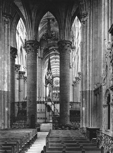Interior of Rouen Cathedral, France