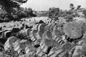 Temple of Jupiter/Zeus, Olympia, Greece, 1937