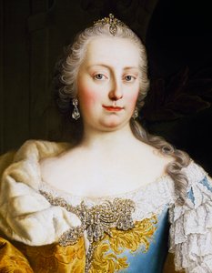 Portrait of Empress Maria Theresa of Austria by Martin II Mytens or Meytens