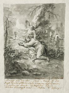 Christ on the Mount of Olives by Martin Johann Schmidt