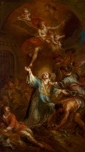 Stoning of Saint Stephen by Martin Johann Schmidt