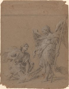 Tobias and the Angel by Martin Johann Schmidt