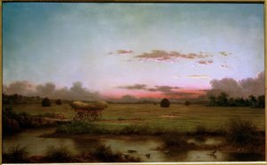 The Swamps at Rhode Island by Martin Johnson Heade