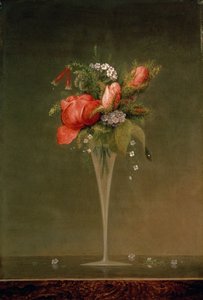 Still Life with Wine Glass, 1860 by Martin Johnson Heade