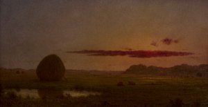 Sunset, Newburyport Meadows by Martin Johnson Heade