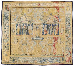 Allegorical Tapestry, Brussels, Late 16th - Early 17th Century by Martin Reymbouts