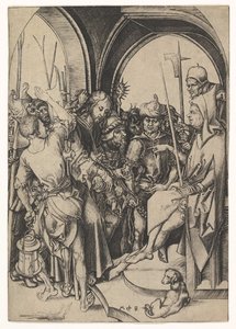 Christ before Annas, ca. 1435-1491 by Martin Schongauer