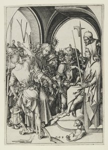 Christ before Annas by Martin Schongauer