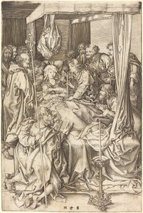 Death of the Virgin by Martin Schongauer