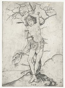 Saint Sebastian by Martin Schongauer
