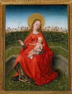 Madonna in the Rose Garden