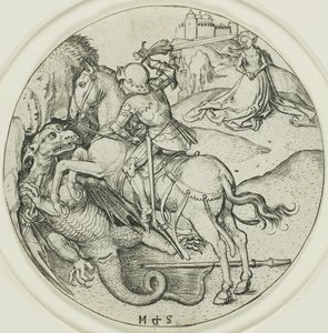 Saint George by Martin Schongauer