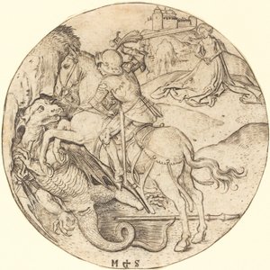 Saint George and the Dragon by Martin Schongauer
