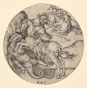 St. George Slaying the Dragon by Martin Schongauer