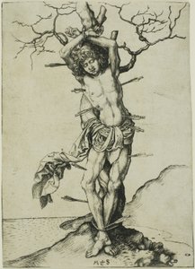St. Sebastian by Martin Schongauer