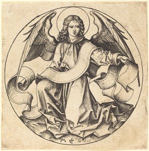The Angel of Saint Matthew by Martin Schongauer