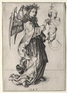 The Angel of the Annunciation by Martin Schongauer