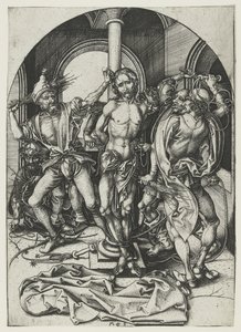 The Flagellation by Martin Schongauer