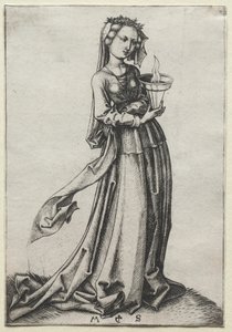 The Fourth Wise Virgin by Martin Schongauer