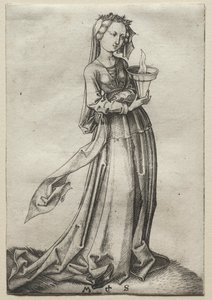 The Fourth Wise Virgin by Martin Schongauer
