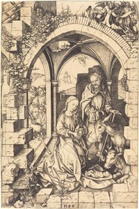 The Nativity by Martin Schongauer