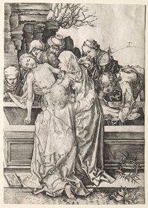 The Passion: The Entombment by Martin Schongauer