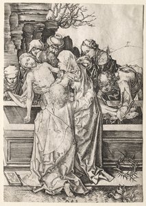 The Passion: The Entombment by Martin Schongauer