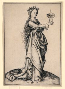 The Third Wise Virgin by Martin Schongauer