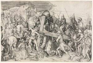 The Bearing of the Cross by Martin Schongauer