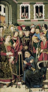Saint Helene Asks Judas the Jew Where is the True Cross