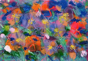 Flower Meadow by Martina Konitzky