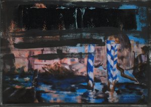 Canal Grande Abstract Black 1