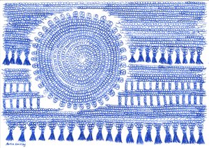 Crochet Blue Ink by Martina Konitzky