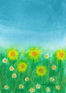 The Spring Meadow by Martina Konitzky