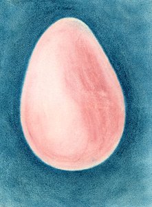 Pink Egg by Martina Konitzky