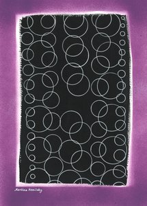Circles on Black by Martina Konitzky