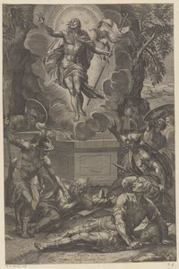 Resurrection of Christ by Martino Rota