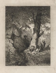 Resting Warriors Under a Tree