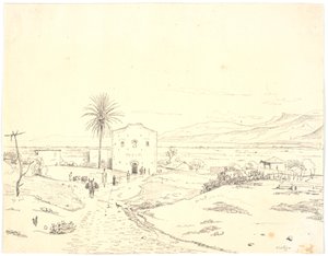 Greek Landscape, Vostiza by Martinus Rørbye