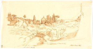 Monte Mario by Martinus Rørbye
