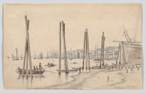 The Coastline of Altona Seen from the East by Martinus Rørbye