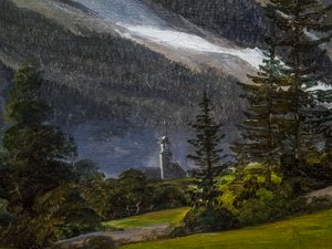 View of Chamonix and Mont Blanc by Martinus Rorbye