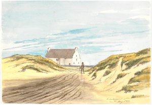 Old Church of Frederikshavn by Martinus Rørbye