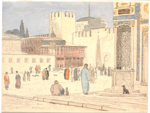 The Square in Front of Bab-i-Hümayun in Constantinople