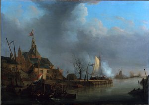 The Bombardment of Dordrecht by the French on November 24, 1813