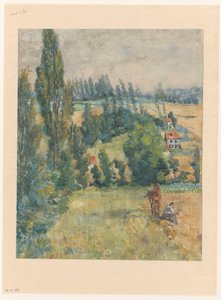 Landscape with Resting Farmer by a Horse