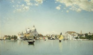 A View of Venice Looking Toward the Santa Maria Della Salute