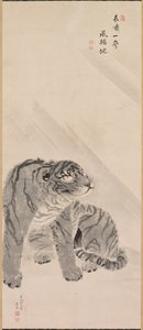 Tiger in Wind and Rain