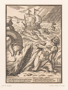 Jonah Thrown on the Shore (Life of Christ, Evangelists, and Saints) by Marx Anton Hannas